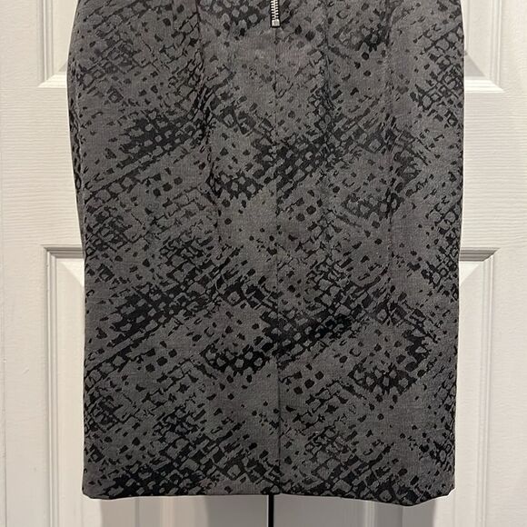 Michael Michael Kors‎ Grey/Black Sleeveless Dress Size 4 - Picture 9 of 12